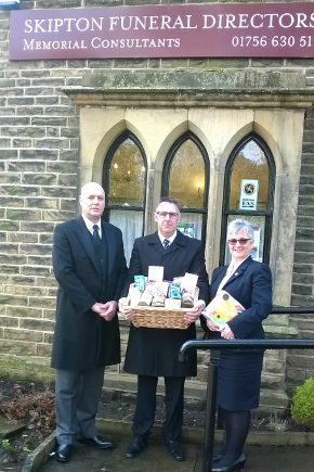 Skipton Funeral Directors becomes new drop-off point for Skipton Food Bank