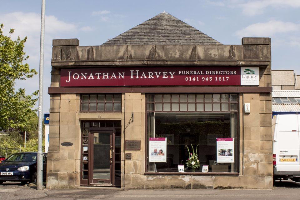 Jonathan Harvey Funeral Directors in 56 Drymen Road, Bearsden, Glasgow