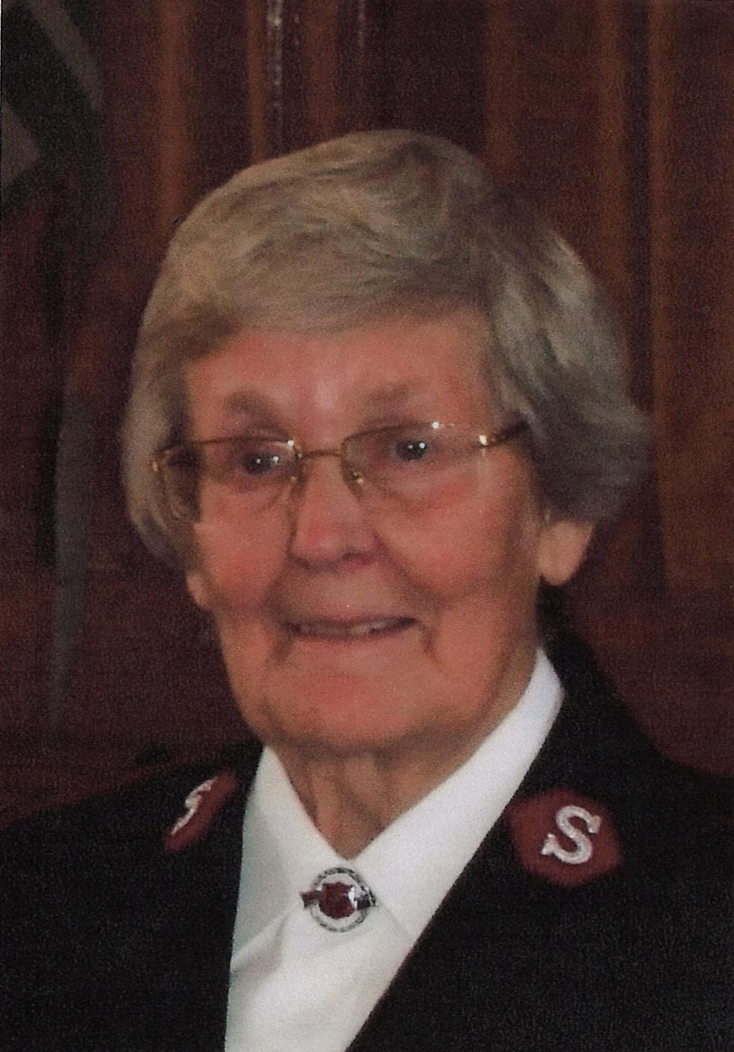 Funeral Notice for Major Joyce Edith Holmes