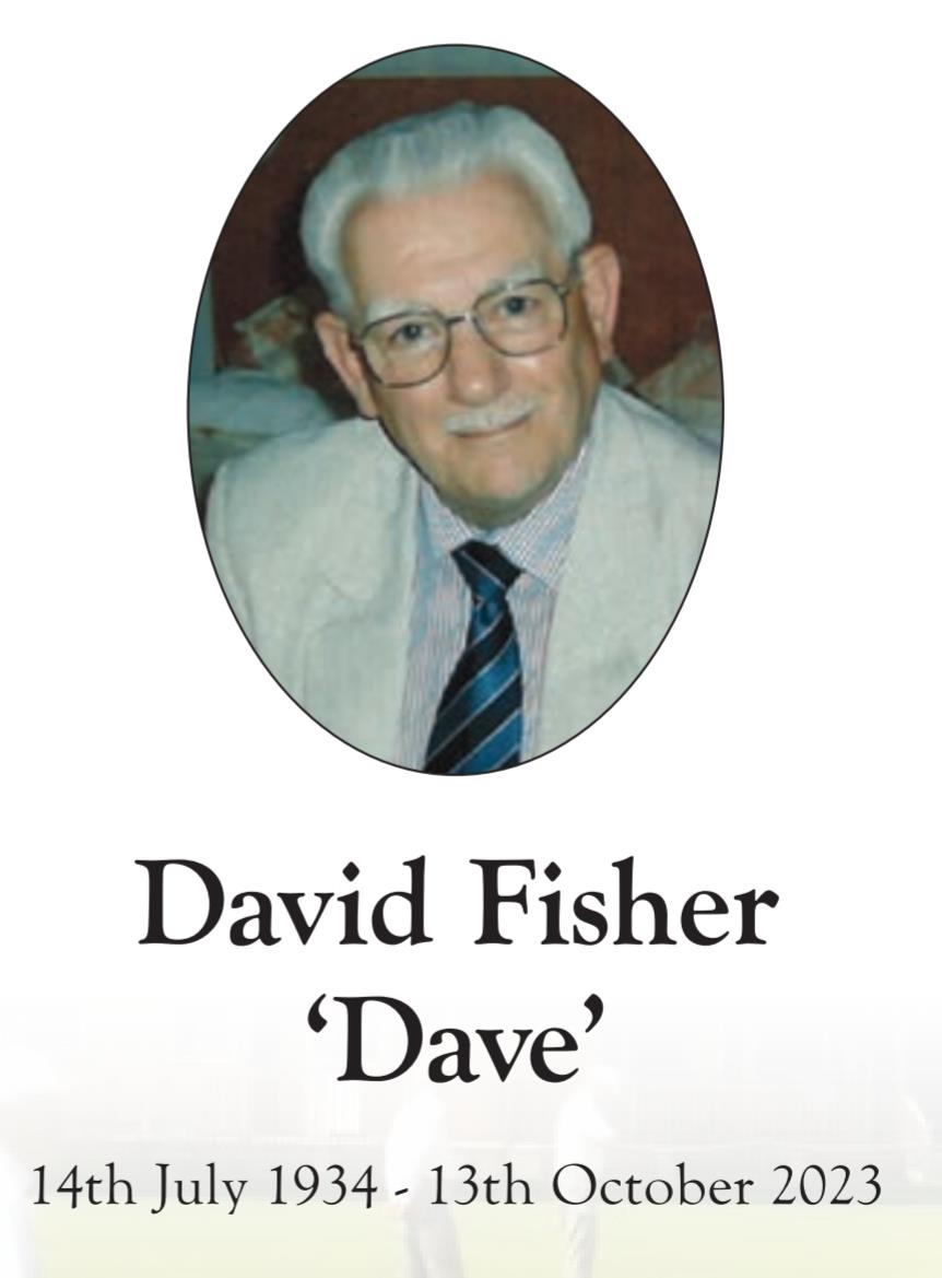 Funeral Notice for Mr David Fisher