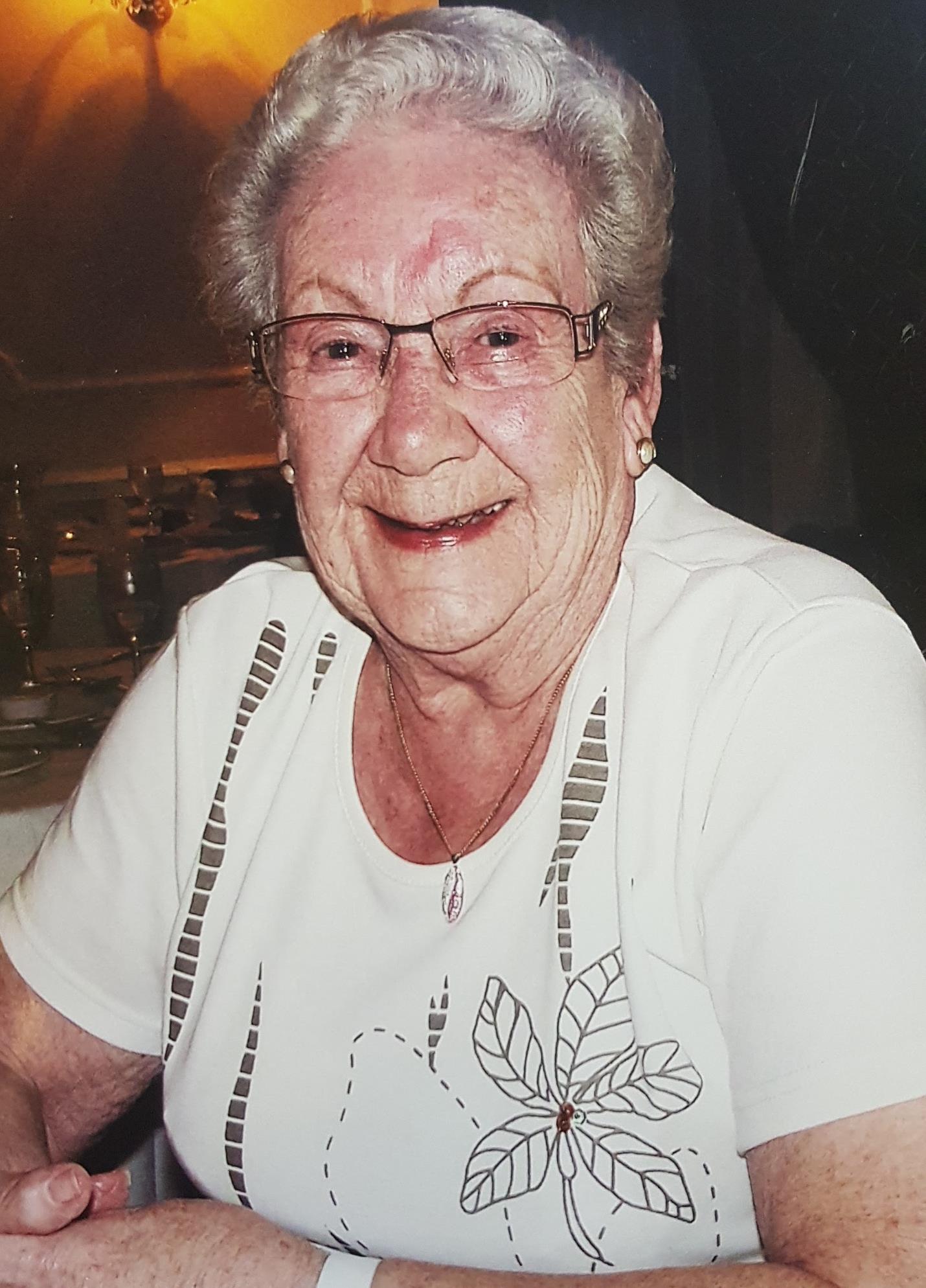 Funeral Notice for Mrs Mary Burton