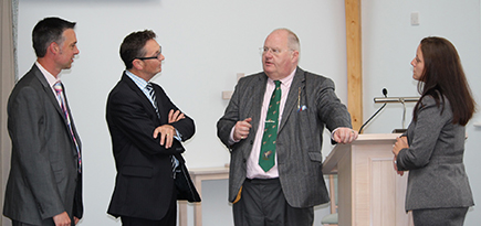 Eric Pickles MP visits Bentley Crematorium