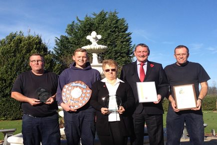 Green fingered gardeners demonstrate their skills