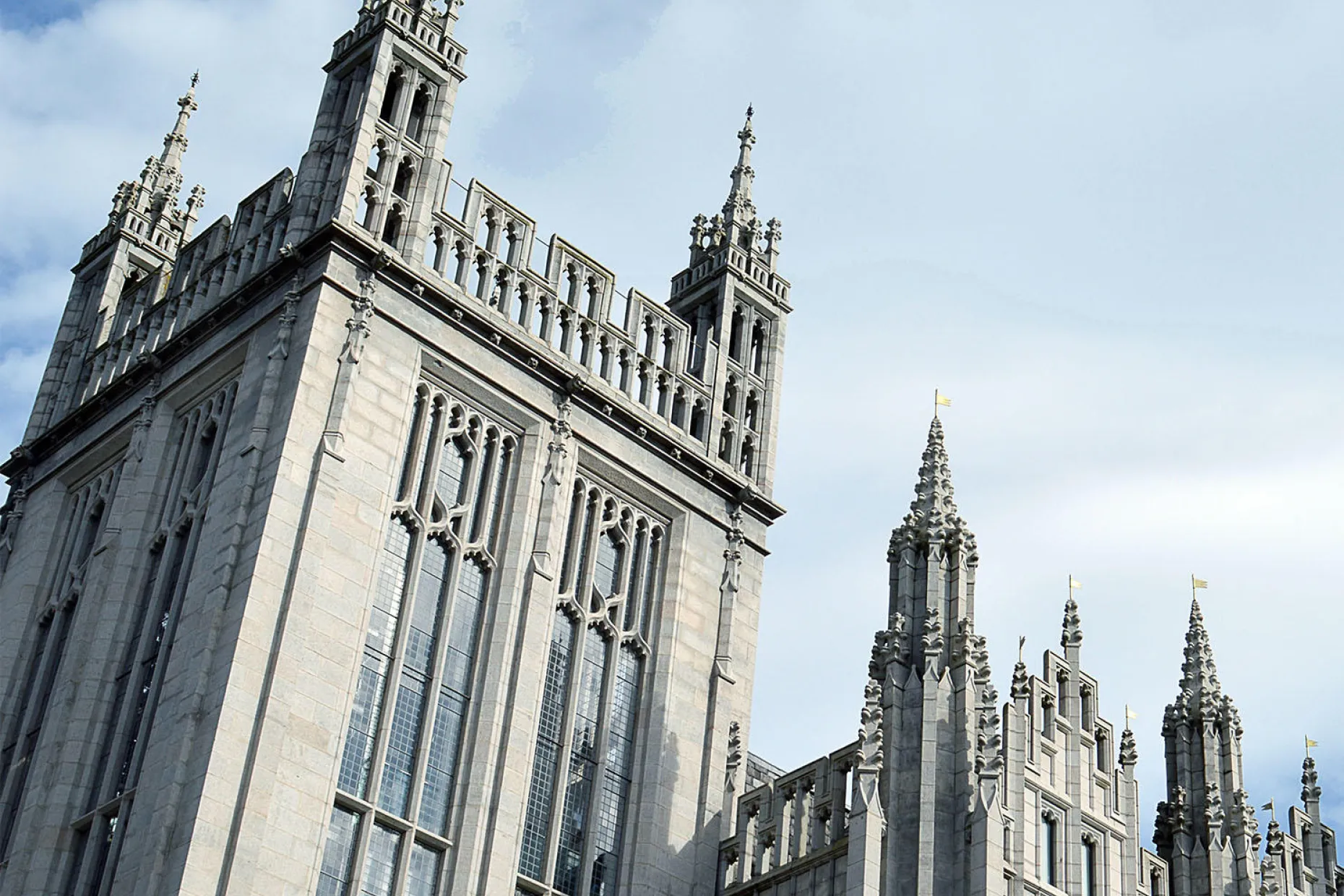 Marischal College in Aberdeen, Scotland
