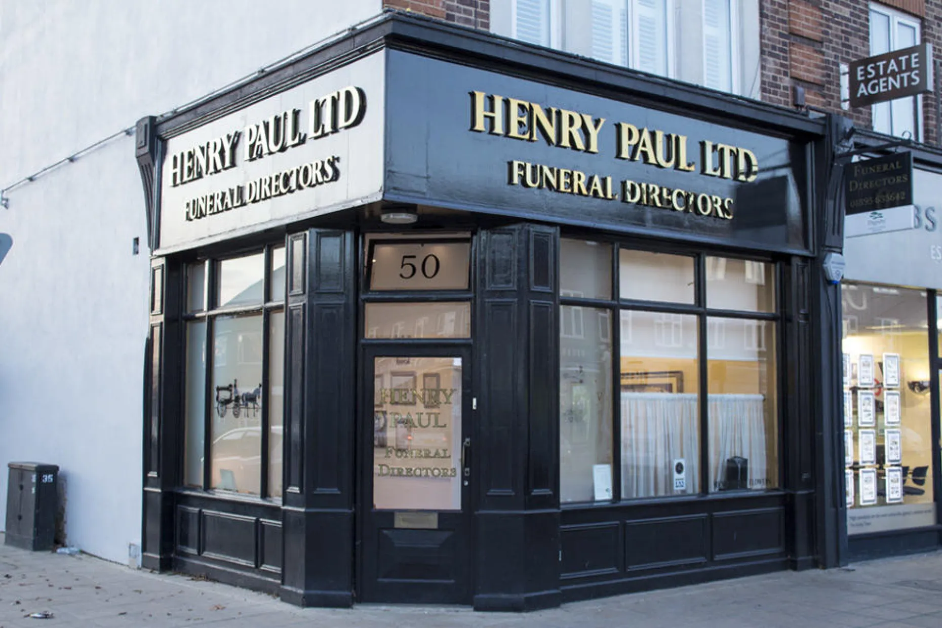Henry Paul Funeral Directors, Ruislip branch