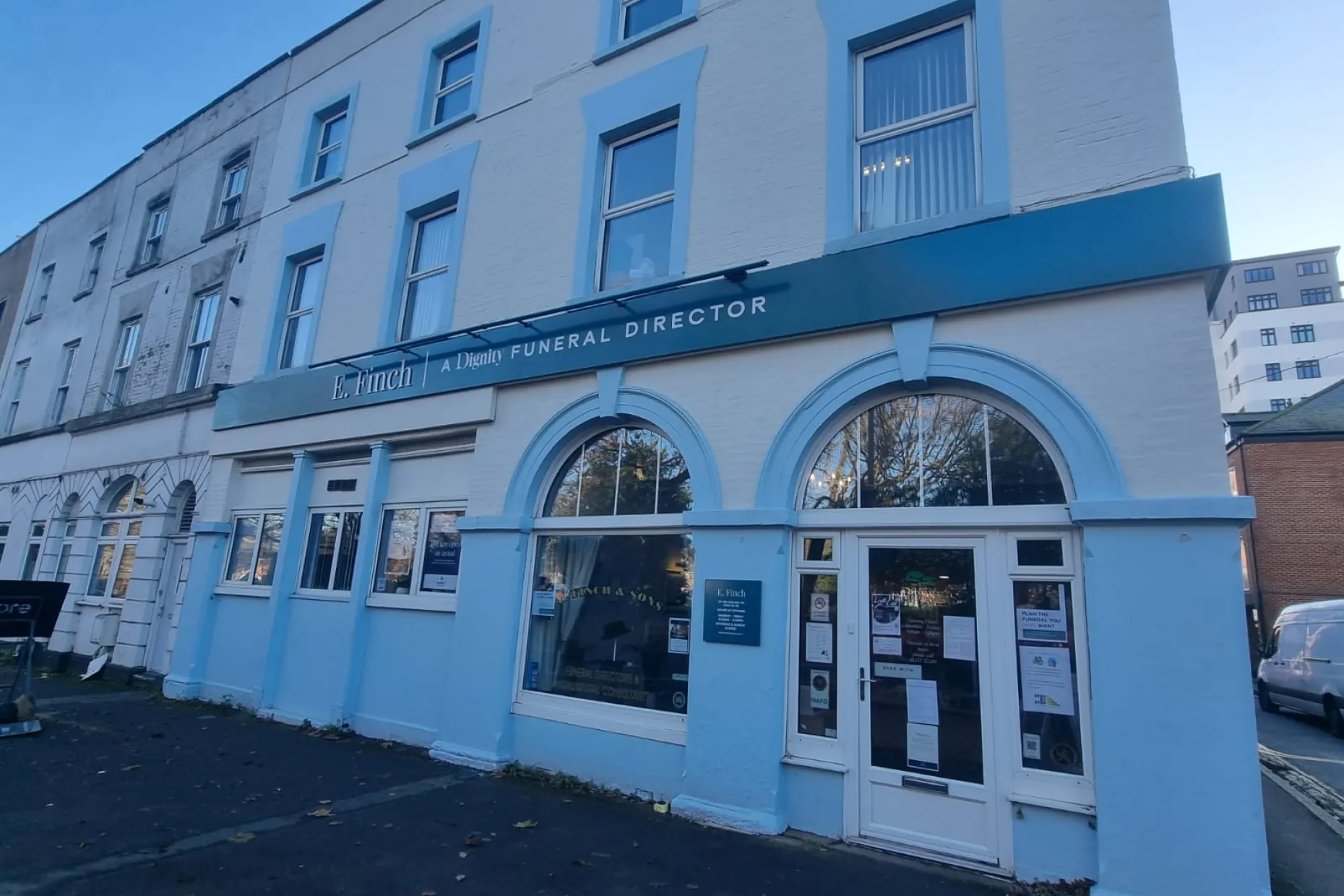 E Finch Funeral Directors, Aldershot branch
