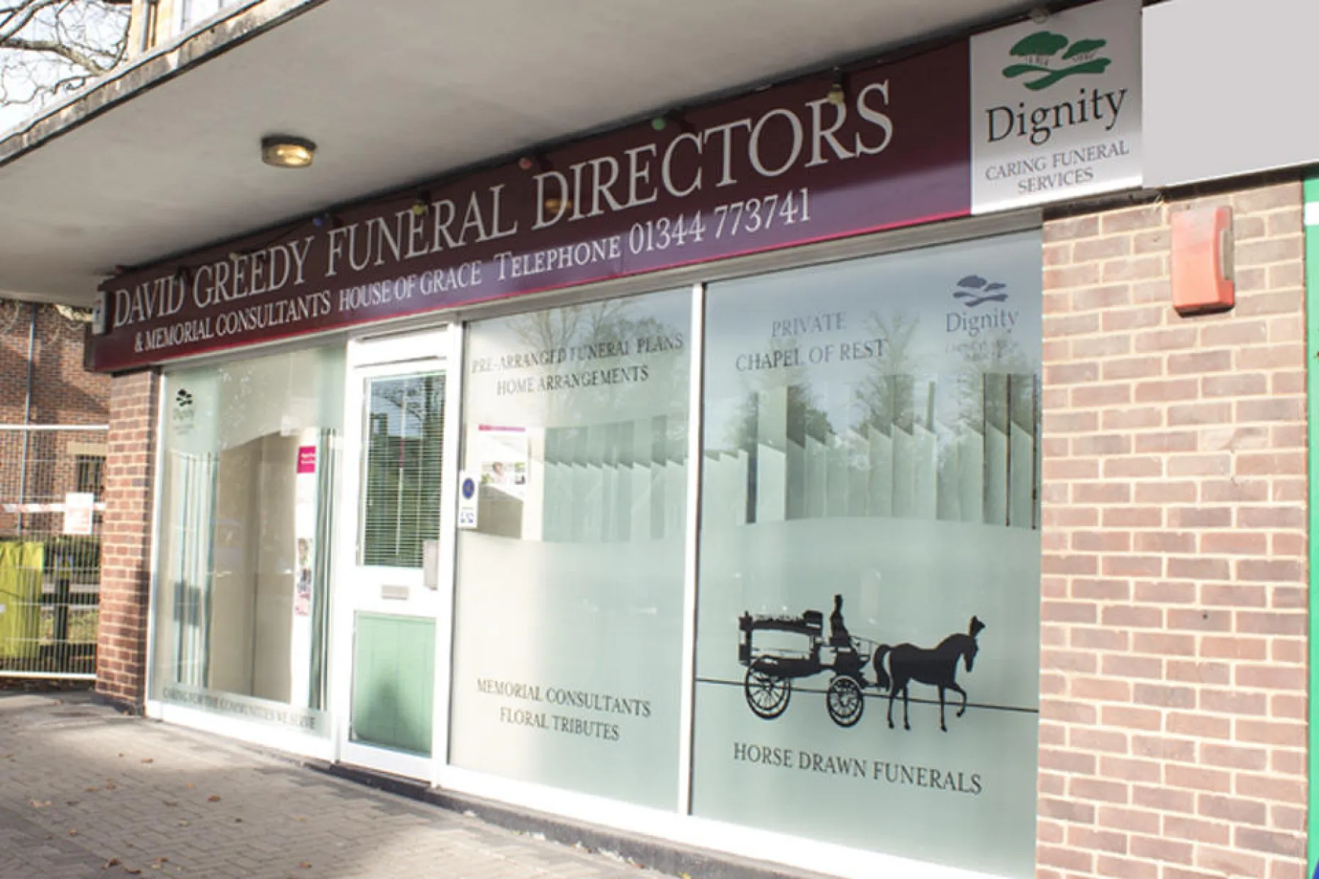 David Greedy Funeral Directors, Crowthorne branch