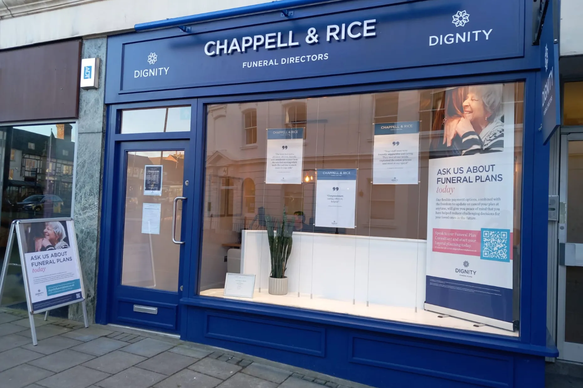 Chappell & Rice Funeral Directors in East Grinstead, West Sussex.