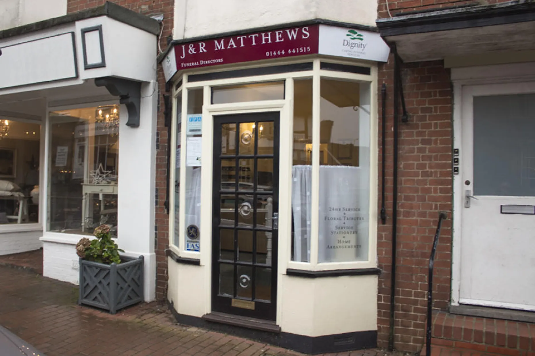 J & R Matthews Funeral Directors, Cuckfield branch