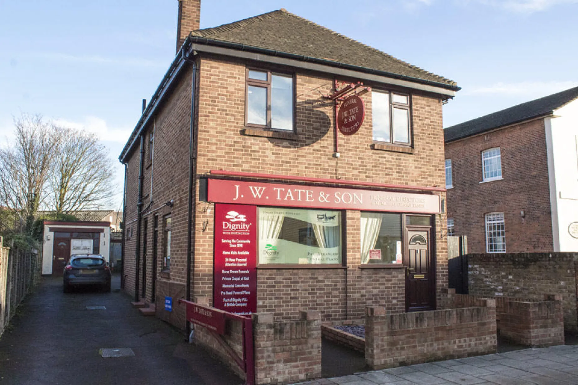 J W Tate & Son Funeral Directors, Rochford branch