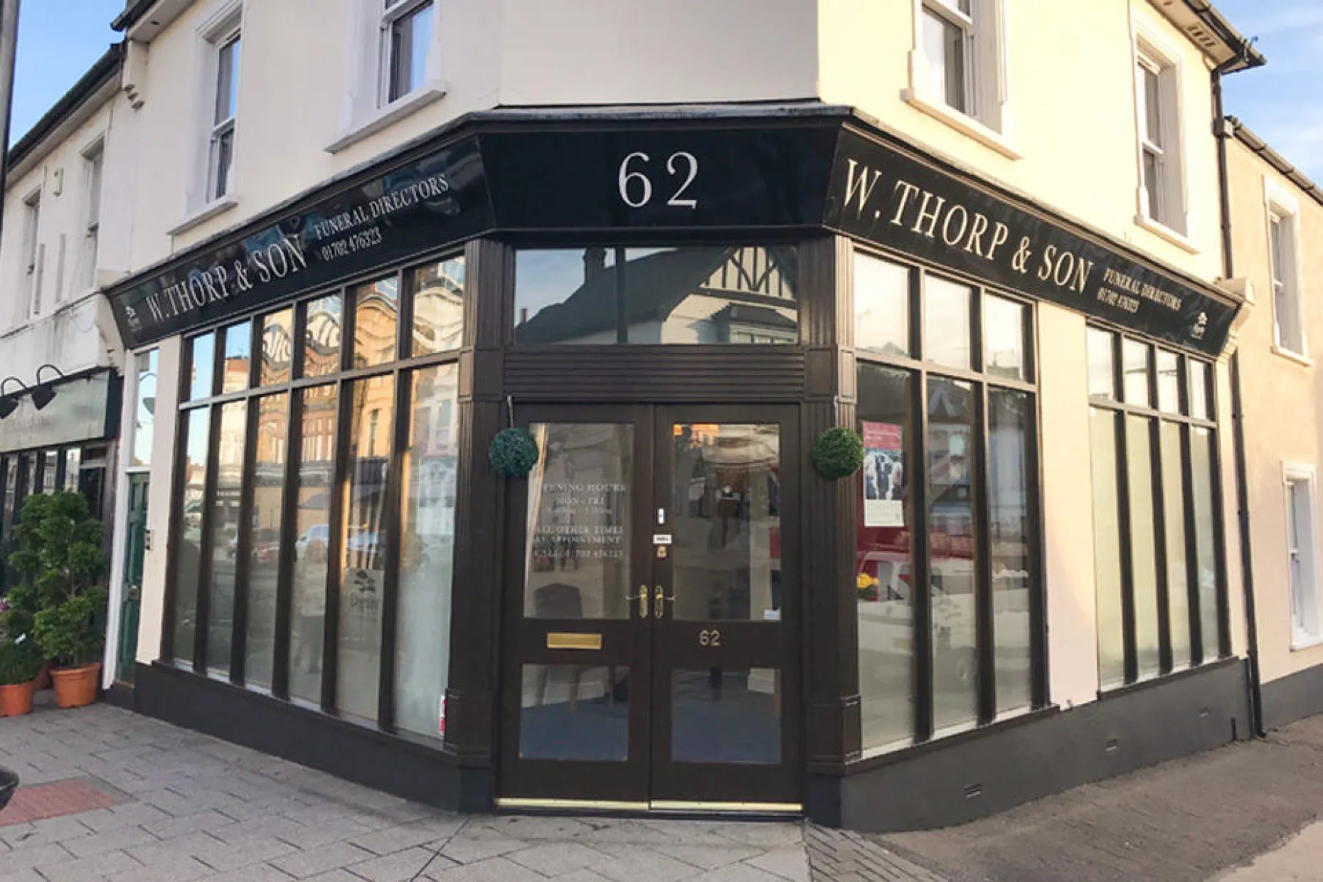 W Thorp & Son Funeral Directors, Leigh on Sea branch