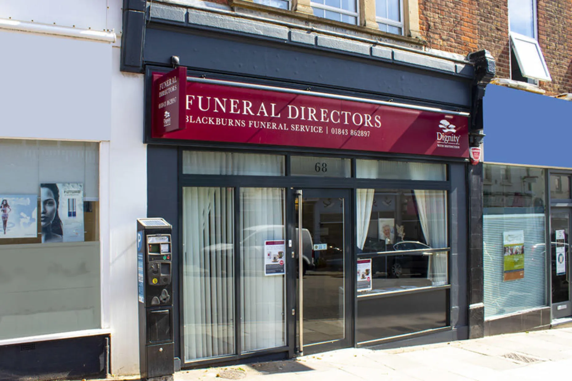 Blackburns Funeral Directors in Broadstairs, Kent.