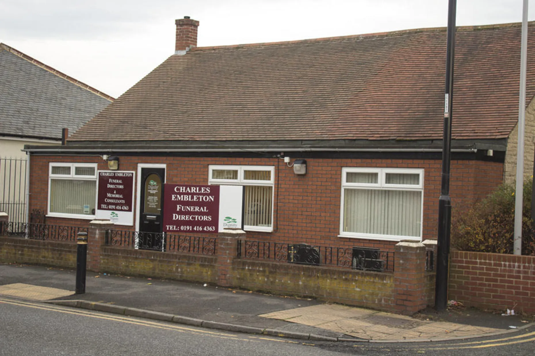 Charles Embleton Funeral Directors, Washington branch