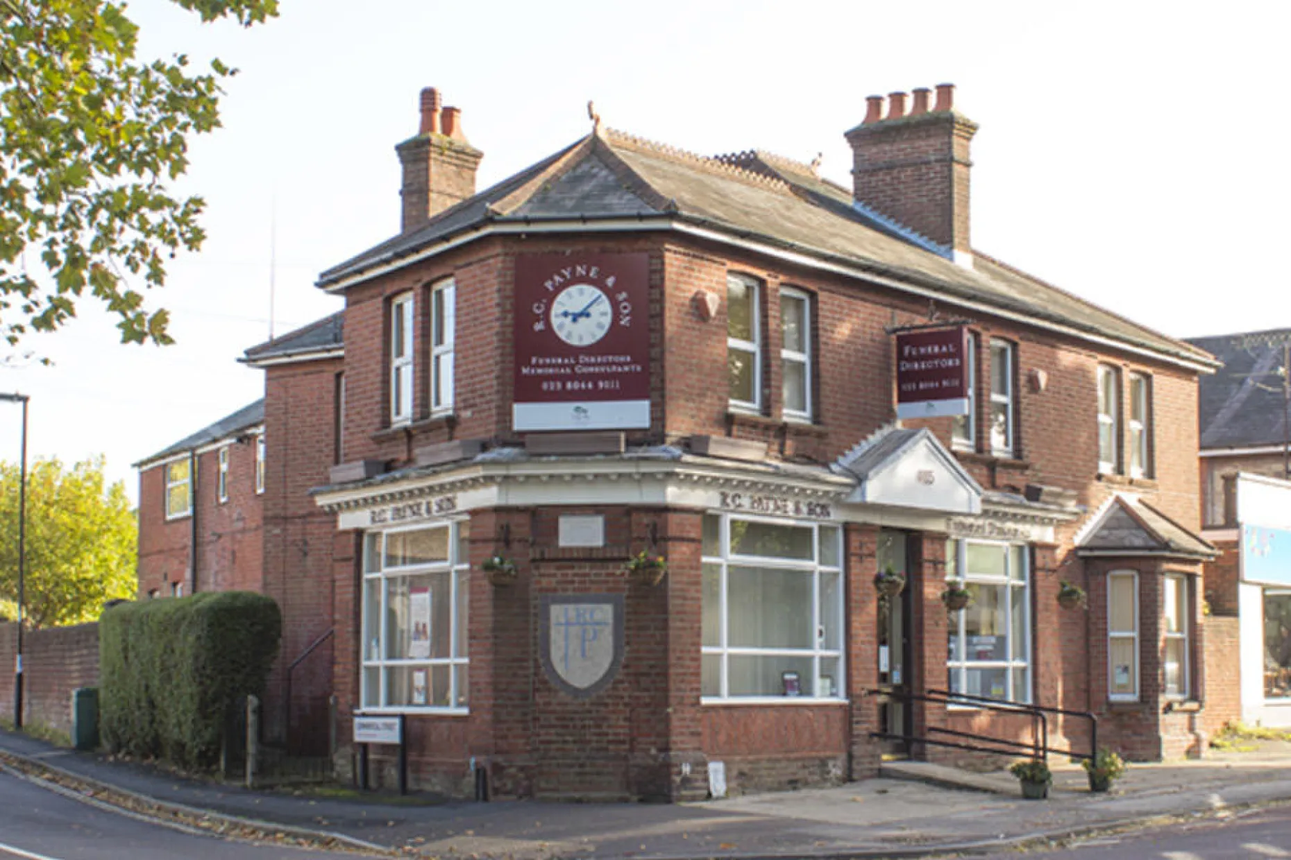 R C Payne & Son Funeral Directors in Bitterne, Southampton.