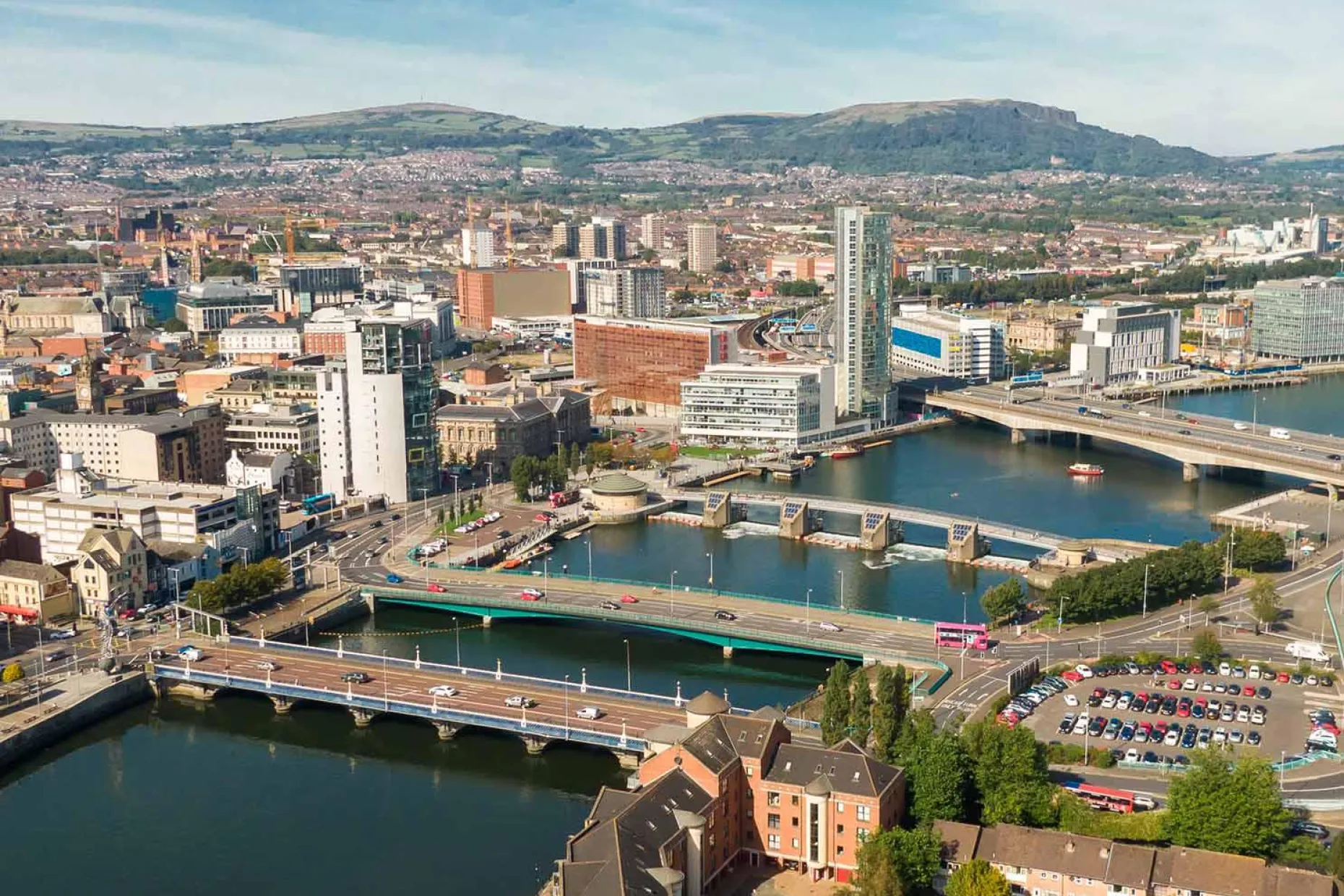City Centre of Belfast Northern Ireland