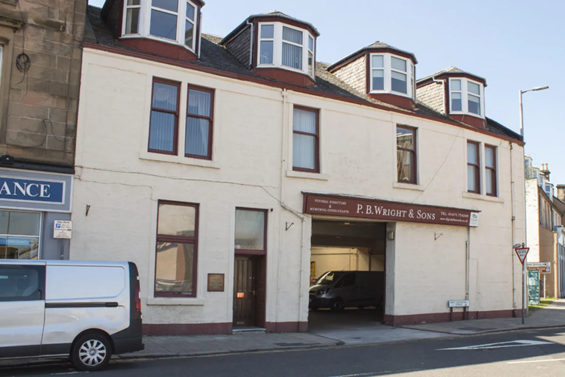 P B Wright & Sons Funeral Directors, Greenock branch