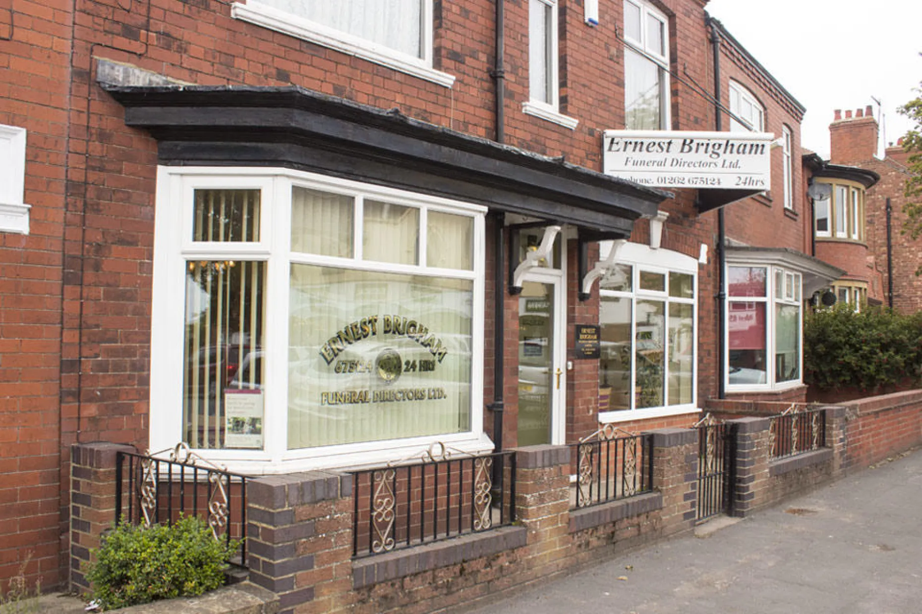 Ernest Brigham and F. Kneeshaw & Sons Funeral Directors, Bridlington branch