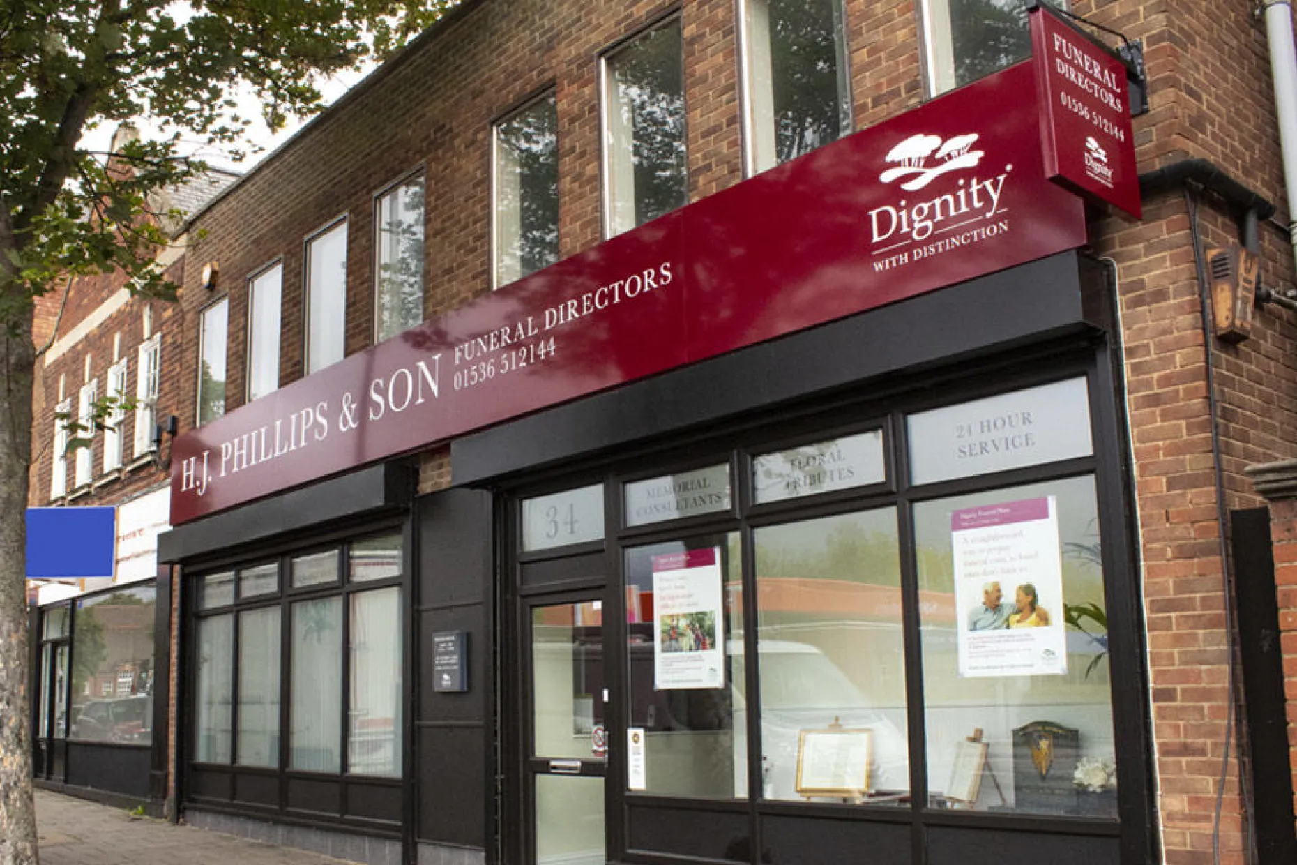 H J Phillips & Son Funeral Directors, Kettering branch