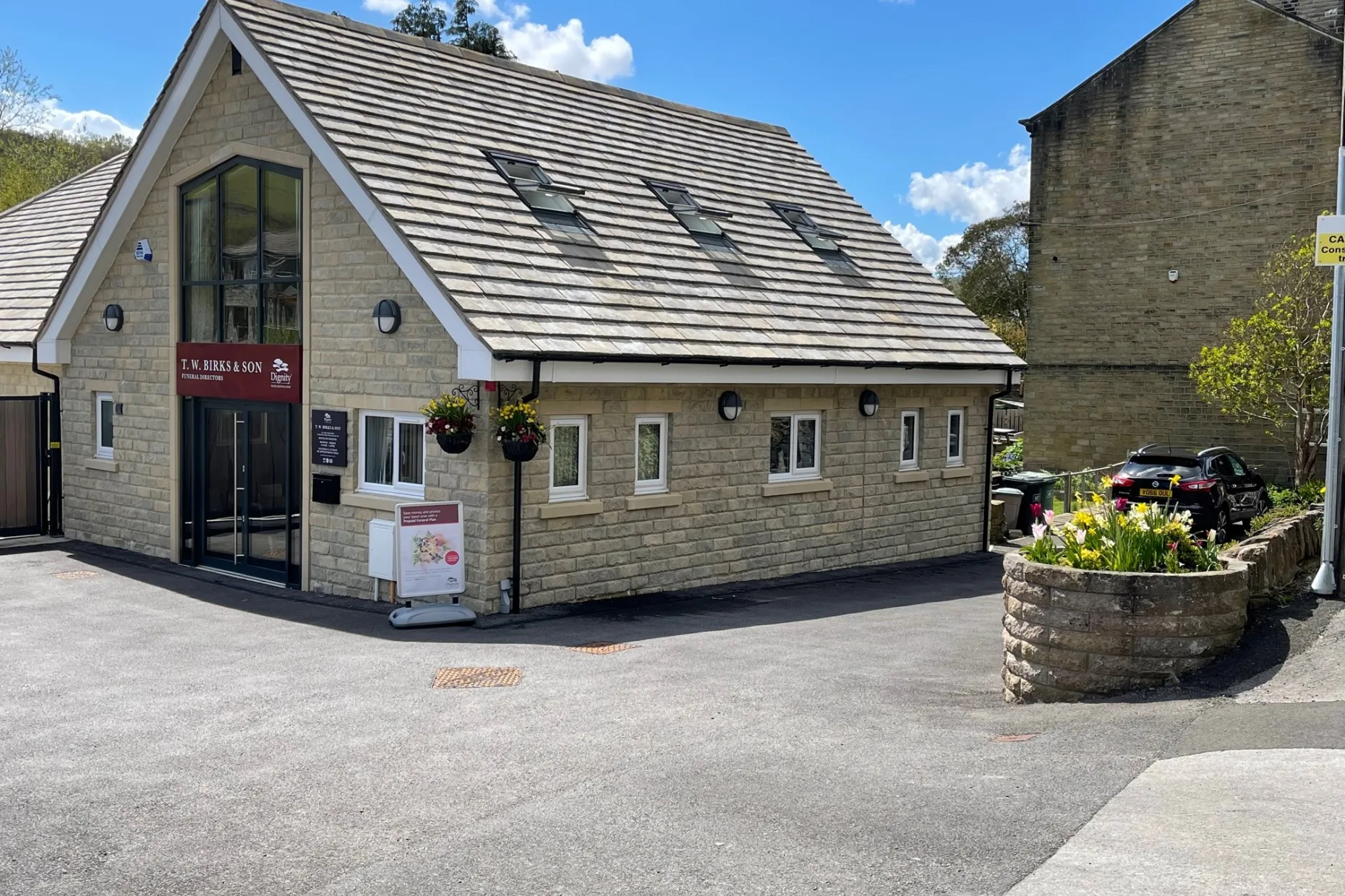 T W Birks & Son Funeral Directors' branch in Huddersfield
