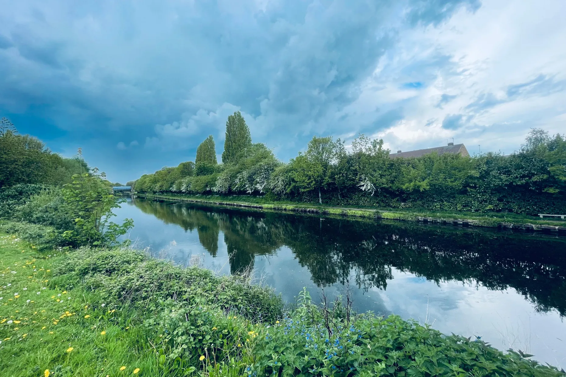 Photo of Knottingley and Goole canal that runs along side T F Morritt Funeral Directors in Knottingley