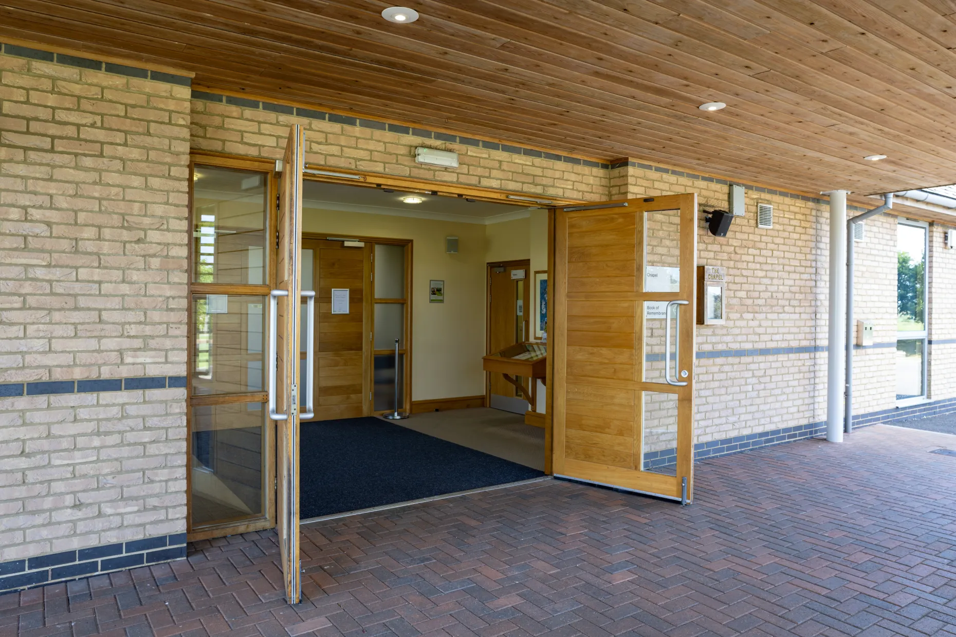  Fenland Crematorium Entrance