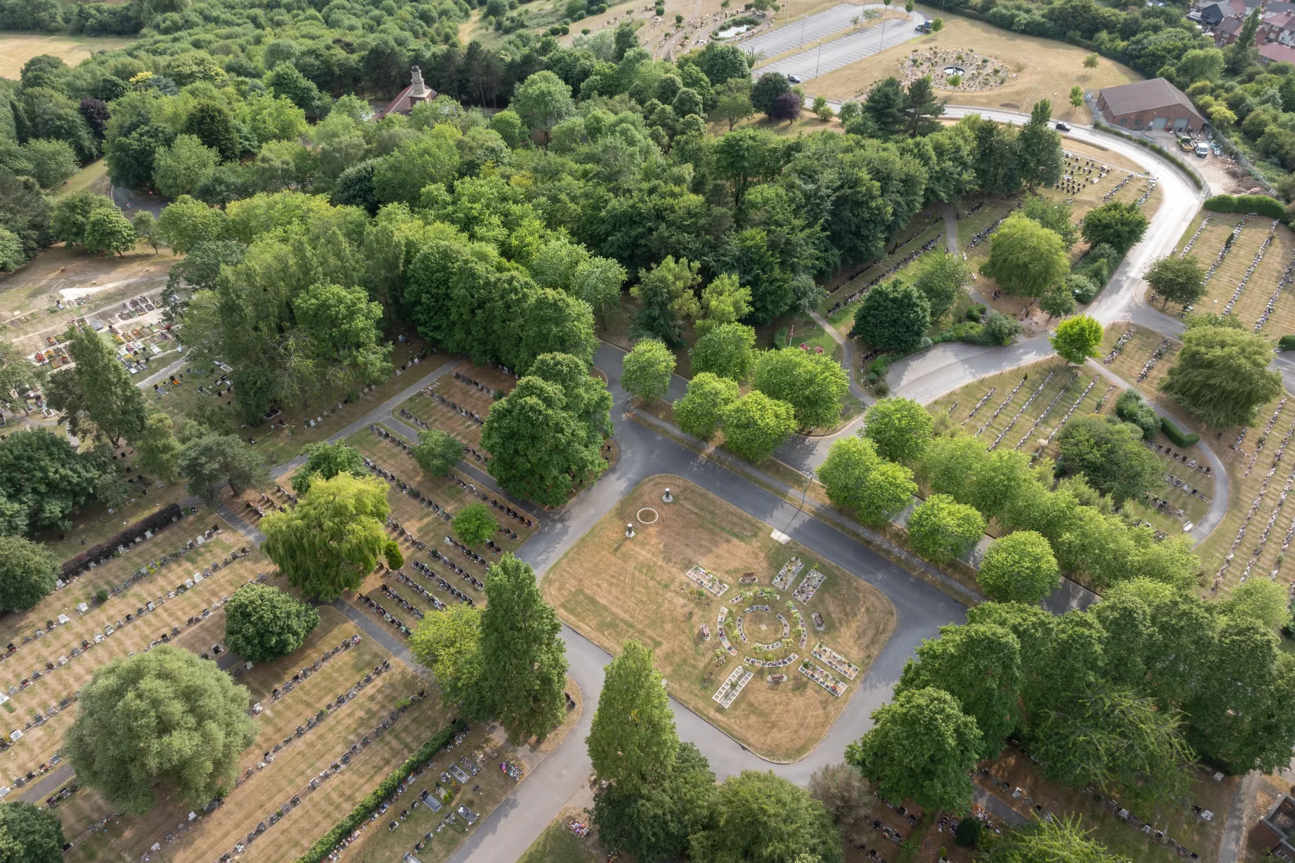 Cemetery grounds
