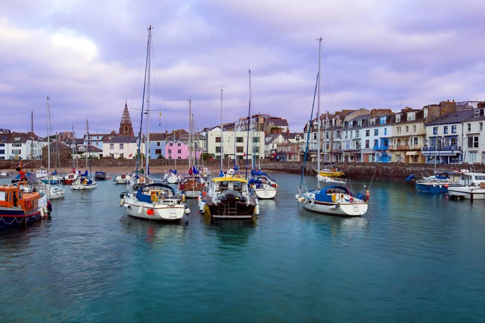 A view of the North Devon coastal town of Ilfracombe.