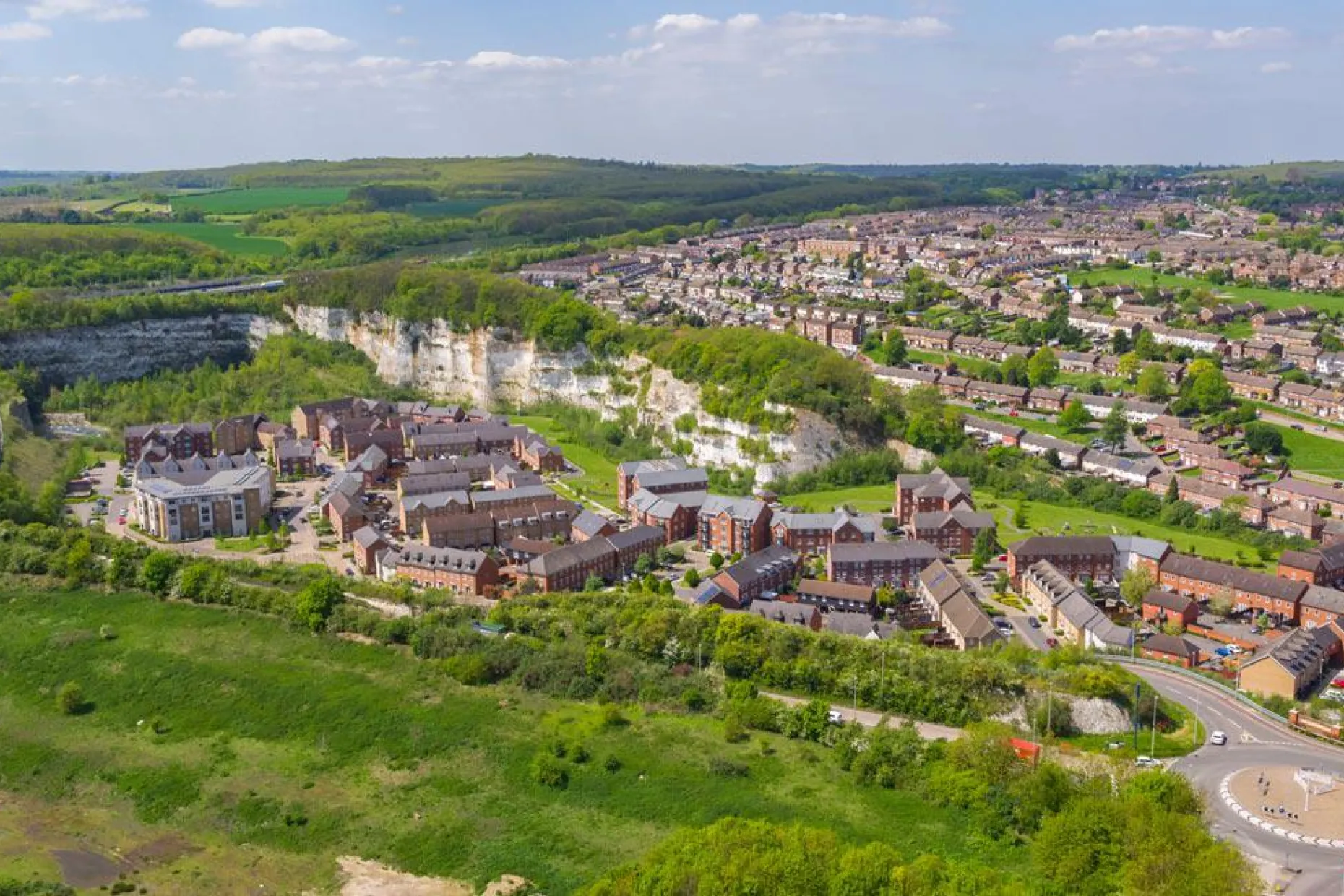 A view across Strood in Kent.