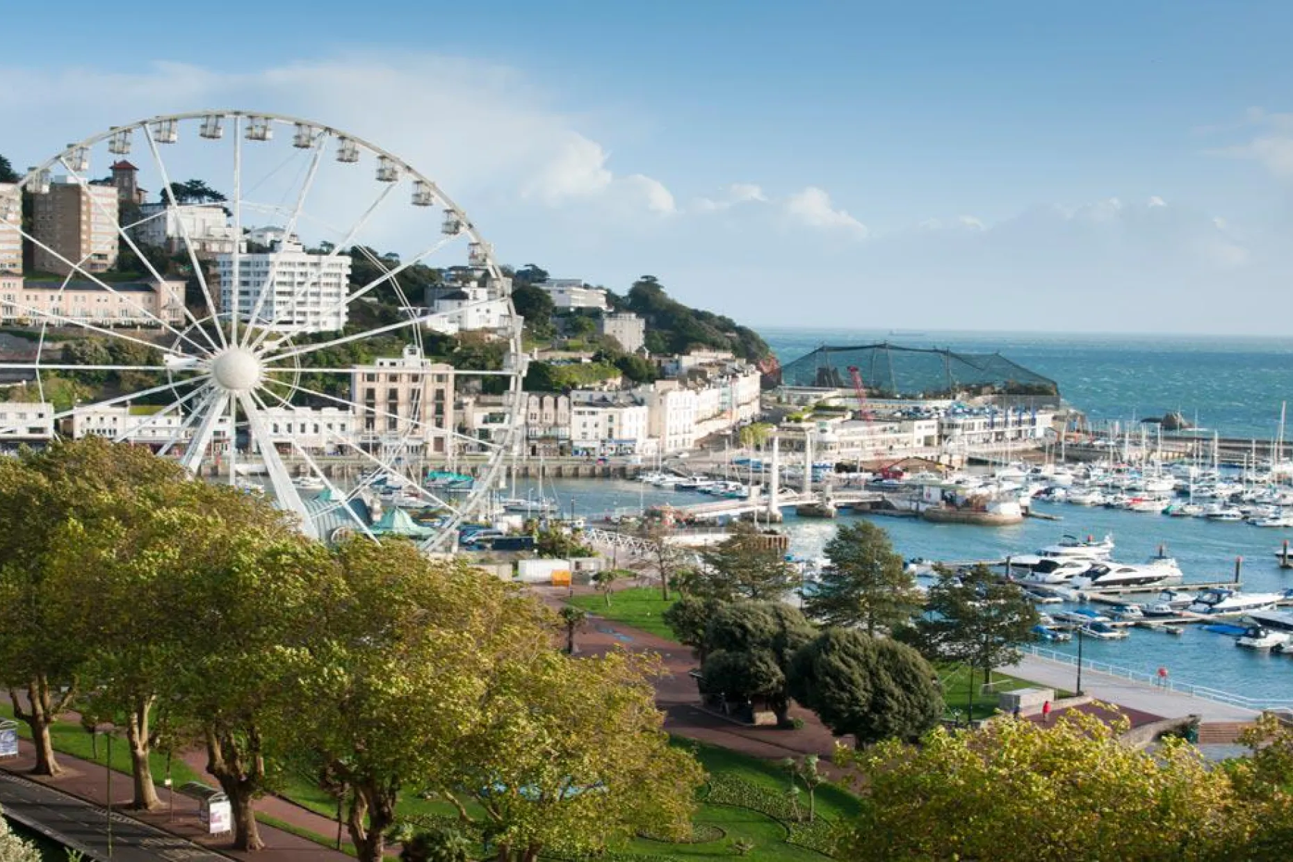 A view across Torquay in Devon.