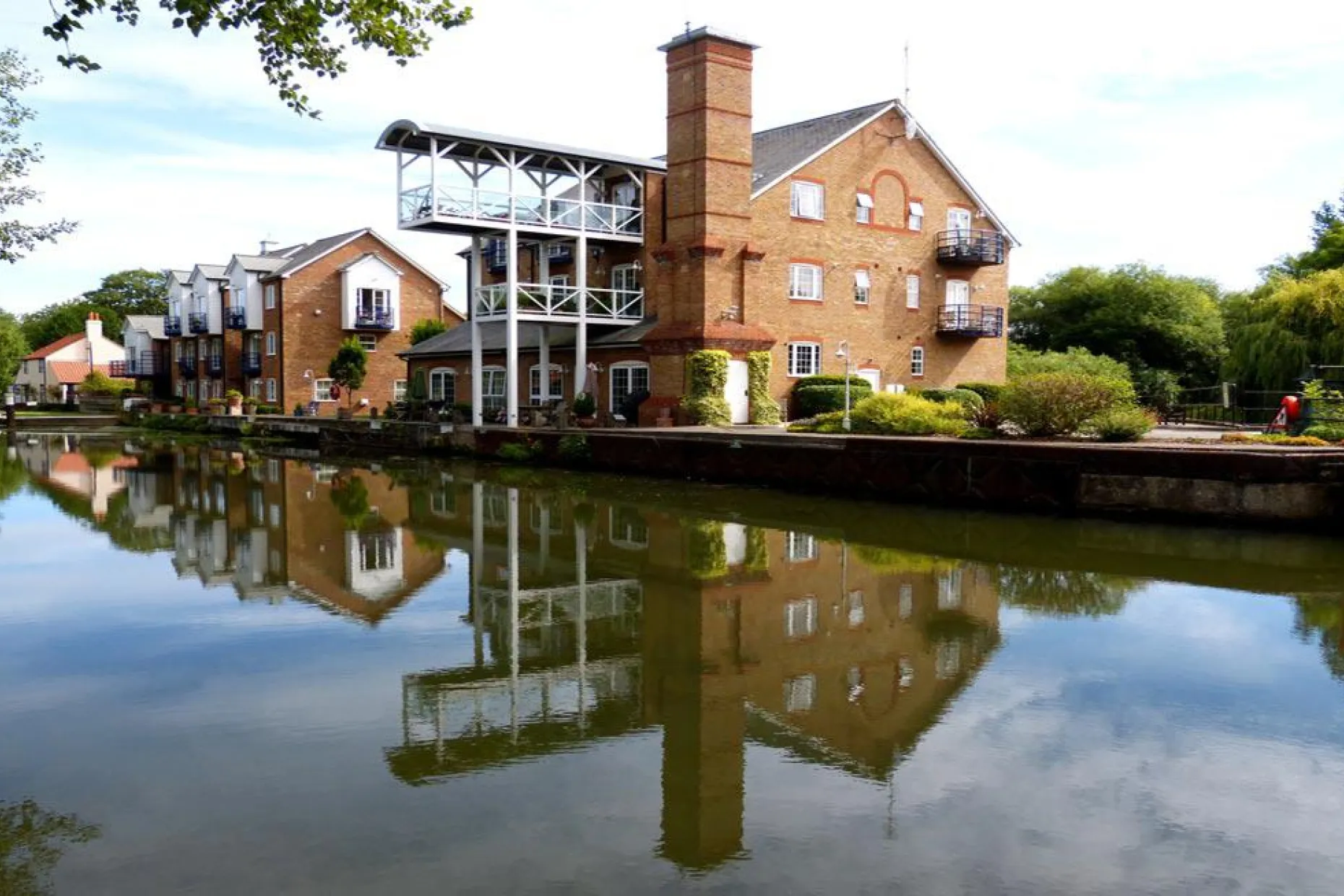A local view of Weybridge in Surrey.